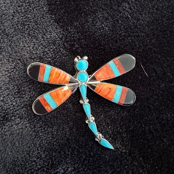 Dragonfly Pin & Brooch by Chaco Canyon - Picture 2 of 9
